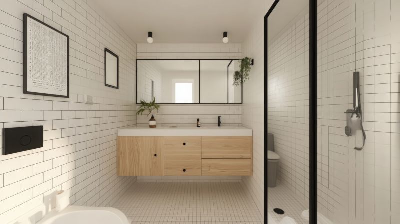 Floating Vanity with Hidden Storage
